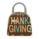 thumbnail image 1 of Fotbe Happy Thanksgiving With Gnome Bolsa de Almuerzo con Estampado, Lonchera Aislada, Contenedor de Comida Reutilizable Tipo Cooler a Prueba de Fugas, 1 of 6