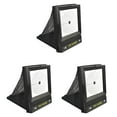 thumbnail image 1 of 3X Cibles Portatives d'Extérieur Réutilisables et pour Granules avec Attrape-Filet, 3 x Cibles d'Airsoft, Noir, 1 of 4