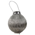 thumbnail image 2 of Kaemingk 18.5" Urban Life Contemporary Silver Tea Light Candle Holder Lantern, 2 of 3