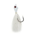 thumbnail image 2 of Mustad 1/2oz White Big Eye Bucktail Fishing Jig, 2 of 8