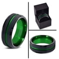 thumbnail image 4 of Mens Titanium Steel Ring Brushed Polished Band Simple Design Jewelry For Men Fashion Accessory Everyday Wear Look, 4 of 5
