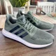 thumbnail image 3 of Ad-id-as Swift Run PrimeTrainers Trace Green/Black Knit Shoes Athletic Mens 13, 3 of 6