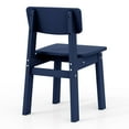 thumbnail image 6 of WestinTrends Treehouse Kids 5-Piece Modern HDPE Dining Table and Chairs Set, Navy Blue, 6 of 15