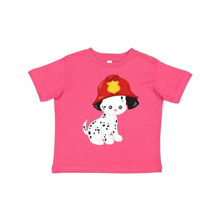 

Inktastic Fireman Dog Cute Dog Puppy Doggo Dalmatian Gift Toddler Boy or Toddler Girl T-Shirt