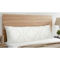 thumbnail image 3 of Sweet Jojo Designs Diamond Tuft Ivory Body Pillow Cover Case 54x20 (Pillow Not Included), 3 of 6