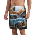 thumbnail image 2 of Fotbe Rustic Vintage Truck Autumn Trajes de Baño Estampados para Hombre, Shorts de Verano de Secado Rápido, Ropa de Playa, Bañadores-Medium, 2 of 6