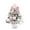 A, variant on Clode New Desktop Christmas Tree DIY Flocked Christmas Ornament Compact Christmas Tree Holiday Tabletop Decor for Home Mailman Ornament