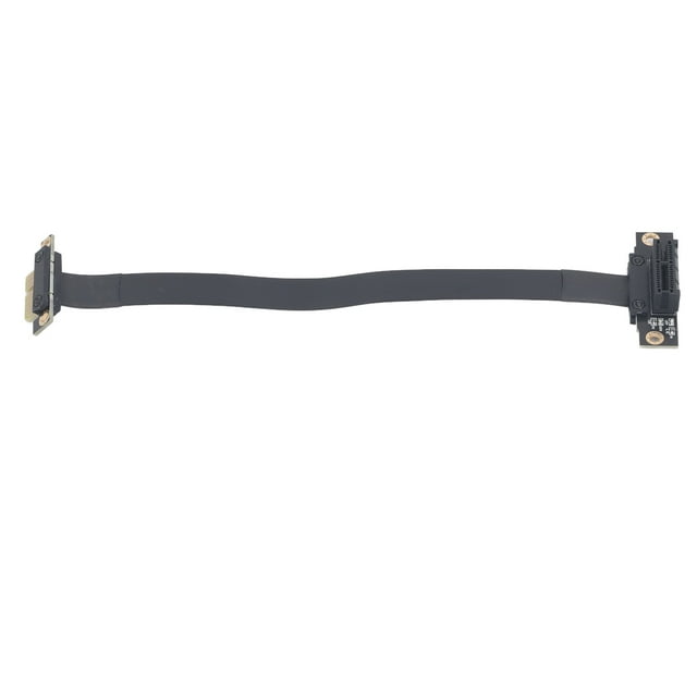 PCI E 3.0 1x Adaptador de Extensor, flexible y flexible de 90 Grados Ángulo Recto 20 cm Cable de ContactO Chapado en Oro PCI E 3.0 1x A 1X Cable de Extensión para Tarjeta
