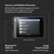 SecuX Technology W20 Crypto Hardware Wallet with Bluetooth, Black
