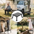 thumbnail image 2 of Support Way RV Step Stool, Oversized 500 lbs Capacity, 3-Level Adjustable Aluminum Step, Foldable Non-Slip Platform for Camper, Trailer, Motorhome, Outdoor Use, 2 of 7