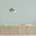 thumbnail image 2 of Stupell Industries Merry Beachy Christmas Holiday Palm Graphic Art Gray Framed Art Print Wall Art, Design by Paul Brent, 2 of 7