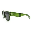 thumbnail image 6 of Retro Gentlemanly Vintage Style Horn Rim Hipster Plastic Sunglasses Green - Black, 6 of 7