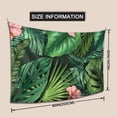 thumbnail image 3 of YFYANG Tropical Green Leaf Texture Tapestry, Bedroom Dormitory Living Room Decoration Tapestrys Wall Hanging , 80 x 60 in, 3 of 8