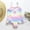 czb# Purple163, variant on CUZIBR Girls' Toddler One Piece Swimsuit Round Neck Backless Swimming Summer Fashionable Print Children Bikini Swimwear Ruffles Trim Beach Poll Breathable Cozy Bathing Suits,Multicolour,8-10 Years
