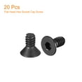 thumbnail image 3 of #5-40x1/4" Flat Head Socket Cap Screws, 10.9 Grade Carbon Steel Hex Socket Countersunk Machine Screws, Black, 20pcs, 3 of 5
