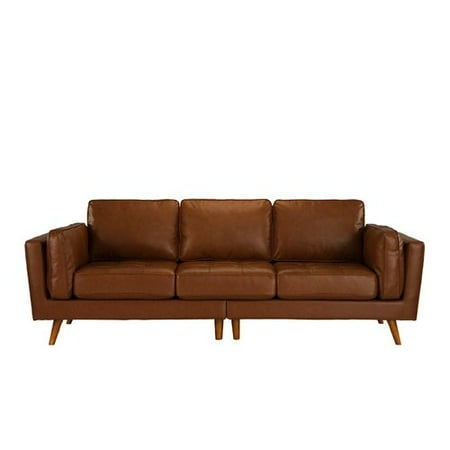 Madison Home Usa Mid Century Leather Sofa