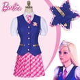 thumbnail image 2 of Barbie : Princesa Encanto Escuela Uniforme Cosplay Disfraces Niña JK Halloween Ropa De Fiesta, 2 of 4