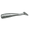Silver, variant on RonZ 6" Z-FIN Paddletail Unrigged Bodies 2pk Pearl W/ Chartreuse Tail