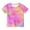 Z17-Pink, variant on Girl Tops Size 7-8 Tie Dye Graphic Print Short Sleeve Crewneck Kids Tees Soft Cute Tees Toddler Clothes,D-Light Pink,130(6-7 Years)