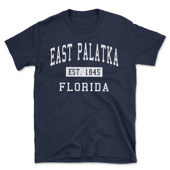East Palatka Florida Classic Established Men's Cotton T-Shirt