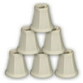thumbnail image 2 of Royal Designs, Inc. Empire Chandelier Shade with Flame Clip Fitter,CS-101WH-6, White, 2 x 3.5 x 3.5, Pack of 6, 2 of 5