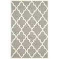 thumbnail image 3 of SAFAVIEH Cambridge Merletta Geometric Wool Area Rug, Dark Gray/Ivory, 5' x 8', 3 of 9