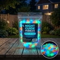 thumbnail image 6 of Glow in The Dark Rocks Outdoor, 200 pcs Blue Solar Rocks for Landscaping, Outdoor Decor Glow in The Dark Stones, Glowing Pebbles for Garden Backyard Patio Lawn Pond Fish Tank Aquarium Decor, 6 of 6