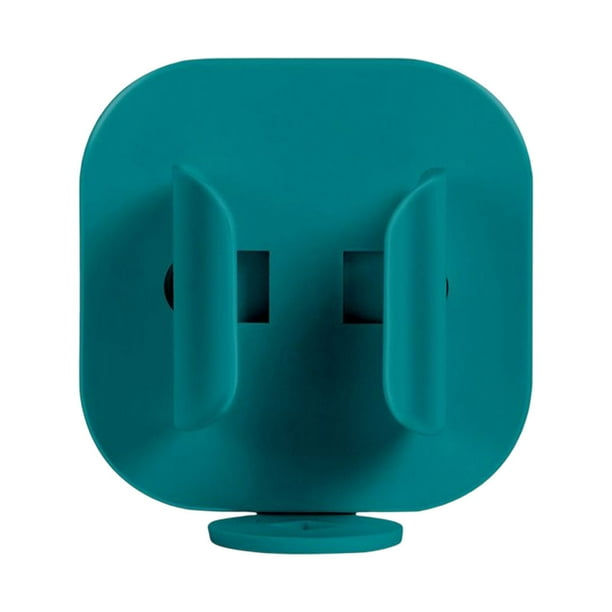 Cateissary Soporte de cepillo Soporte de pared Soporte de almacenamiento Estante de baño Ganchos organizadores antideslizantes Fuga de superficie Juegos de accesorios de baño Verde