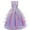 Purple Dress, variant on Princess Girl Dress Long Tulle Gown Flower Girls Unicorn Dress