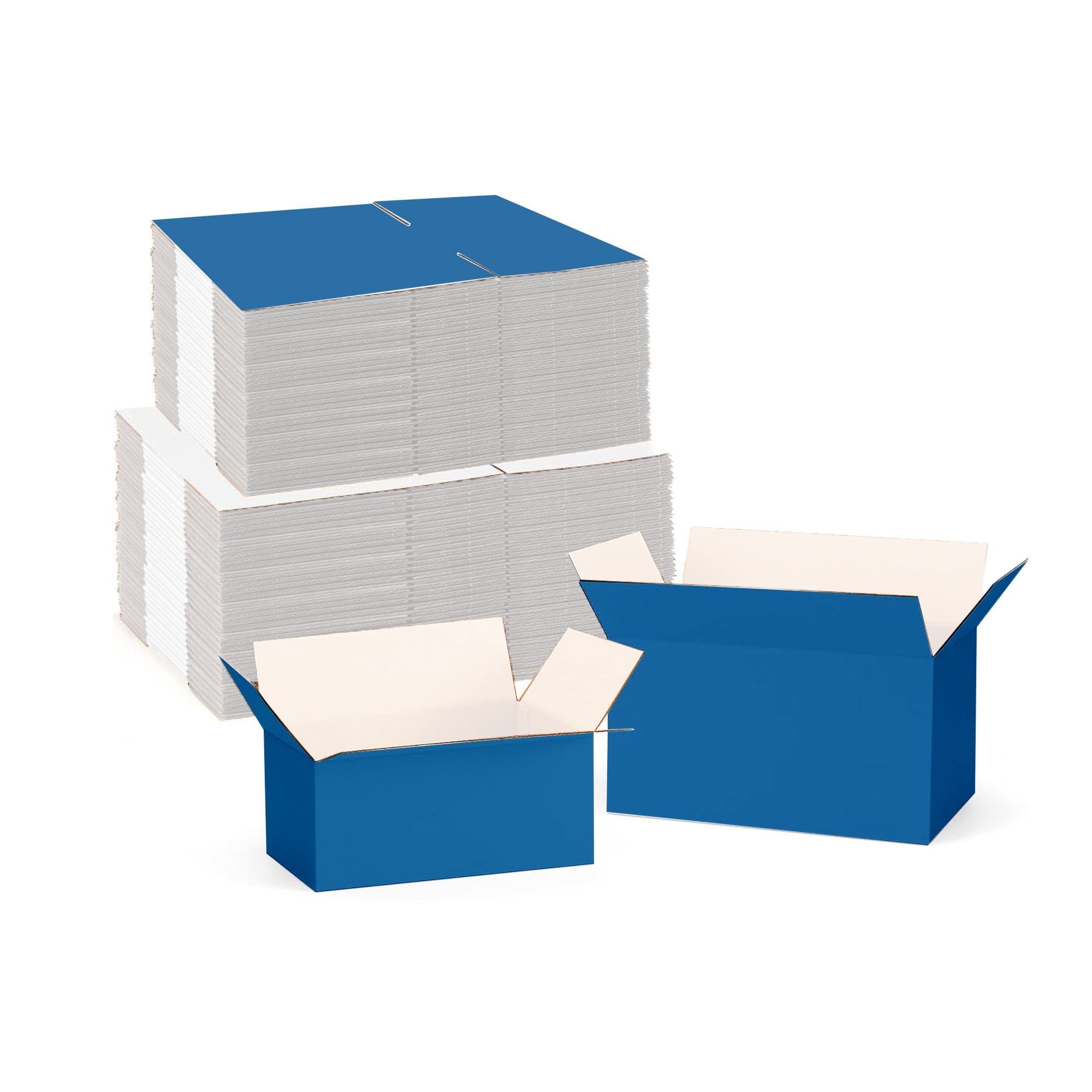 Ucanpack Shipping Boxes 7x5x5", Packaging Boxes For Small Business, 25 Pcs Carton, Cardboard Shipping Box For Packaging Moving, 1/8 Thick Custom Shipping Boxes Blue