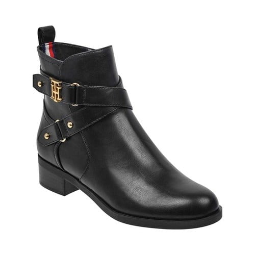 tommy hilfiger metallic chelsea boot