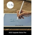 thumbnail image 5 of (2 pack) iPencil 2nd Generation Magnetic Wireless Charging: Zyerch Stylus Pen for iPad with Tilt Sensitvity Palm Rejection for iPad Air 3 4 5th M2 - iPad Mini 5 6th - iPad 6 7 8 9 10 Gen - iPad Pro 11 12.9 M4, 5 of 9