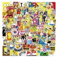 thumbnail image 1 of 100pcs 90s Cartoon Stickers,cute Stickers Pack Mixed Cartoon Stickers,waterproof Vinyl Stickers For Water Bottle Laptop Luggage Skateboard Notebook Ph, 1 of 4