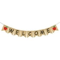thumbnail image 1 of Welcome Banner Burlap - First Day of School Banner - Teacher Banner - Classroom Decor- Back to School Decorations - Office Decor - Welcome Banner for Party, 1 of 7