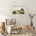 thumbnail image 3 of Farmhouse Wall Art, Vintage Barn and White Florals Picture Canvas Wall Art, Country Rustic Canvas Prints, Vibrant Spring Countryside Pictures for Farmhouse Living Room, Bedroom Wall Decor 12x18 Inches, 3 of 6