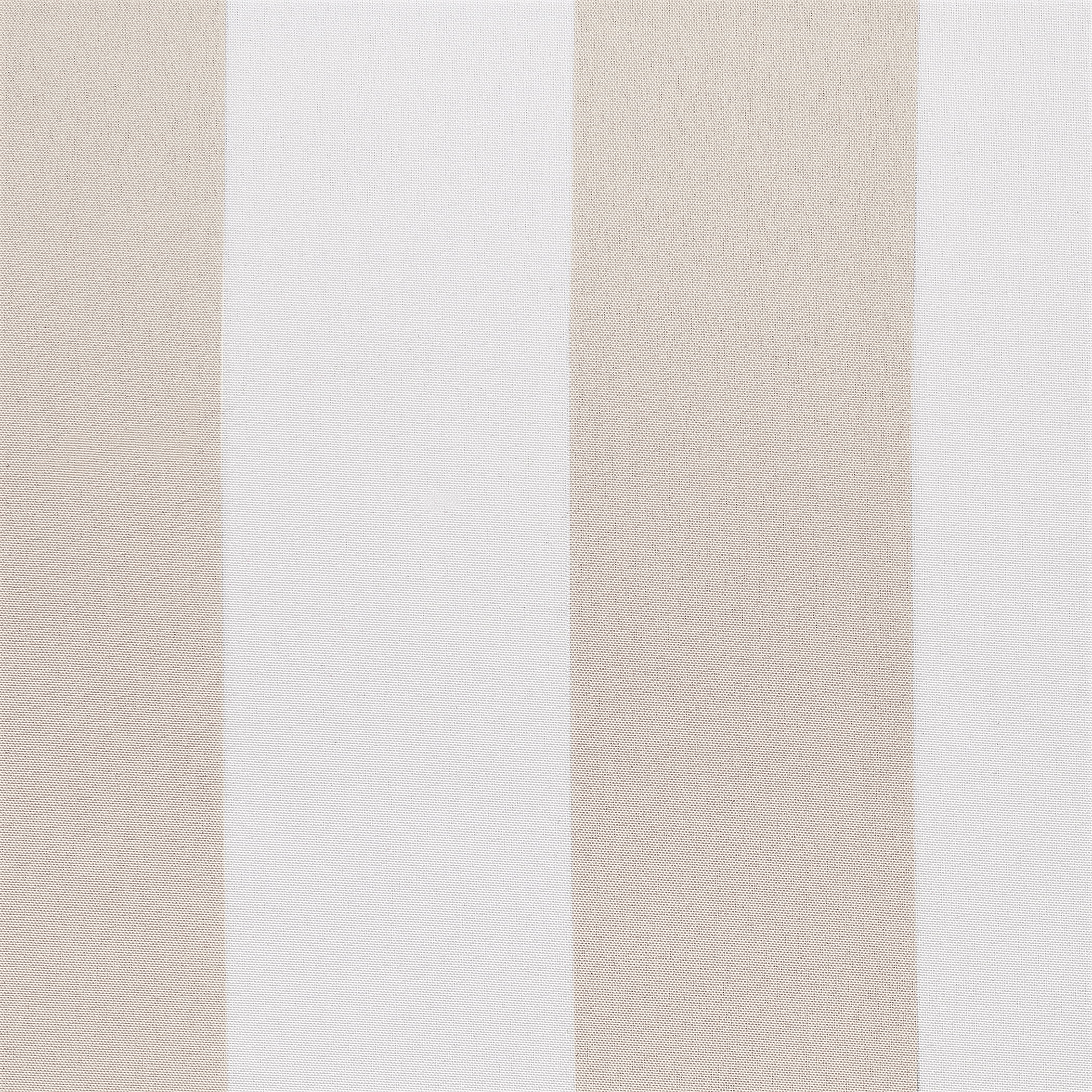 Sun Zero Valencia Cabana Stripe Indoor/Outdoor Uv Protectant Room Darkening Grommet Curtain Panel, 54"X84", Khaki, 54"X84", Khaki/Stripe