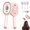 Pink, variant on Multifunctional Steam Comb, Ionic Mist Brush Hair Straightener, Soothing Scalp Massage, Detangling & Anti-Static Design Tames Flyaways, 5 In 1 Air Cushion Brush for All Hair Types (Purple)