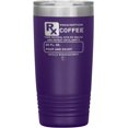 thumbnail image 1 of Prescription Coffee Rx Tumblers 20oz Insulated Tumbler/Purple, 1 of 1