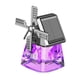 thumbnail image 2 of Difusor de aceites esenciales para coche, modelo en forma de casa, con energía solar, multiusos y estable. Púrpura, 2 of 9
