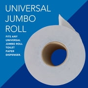 Scott Professional 100% Recycled Fiber High-Capacity Jumbo Roll Toilet Paper, Bulk (67805), 2-Ply, Septic Safe, White, Non-Perforated (12 Rolls at 1,000' Each, 12,000'/Case)