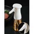 thumbnail image 2 of Pulverizador de aceite blanco, pulverizador de aceite de oliva, pulverizador de vinagre y aceite, dispensador para alimentos, cocina, barbacoa, 210 ml, 2 of 5