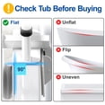 thumbnail image 2 of Riel de seguridad para bañera Niffgaff ajustable con doble agarre, 2 of 8