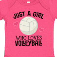 thumbnail image 4 of Inktastic Just a Girl Who Loves Volleyball Girls Baby Bodysuit, 4 of 5