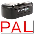thumbnail image 1 of Slim Pre-Inked PAL Stamp, Slim 1444, Ultra Slim Design, Impression Size 1/2" by 1-3/4", Up to 25,000 Impressions - Red Ink, 1 of 10