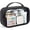 Black, variant on TSA-Approved Toiletry Bag, Large Opening Clear Makeup Bag with Handle, Quart Sized Travel Toiletry Bag, Carry-On Airline Compliant for Men and Women, Pink