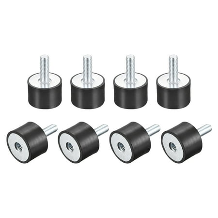 

Rubber Mount 8 Pack M8 Male/Female Vibration Isolator Shock Absorber D30mmxH20mm