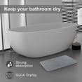 thumbnail image 2 of Diatomaceous earth bath mat, stone bath mat, anti slip high water absorption fast drying hard bath mat, suitable for bathroom shower floor. Different colors and specifications to choose from, 2 of 9
