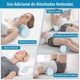 thumbnail image 4 of Almohada Memory Foam, Almohada Cervical 2 en 1 para Aliviar el Dolor de Cuello, Almohada Ortopédica Ergonómica para Boca Arriba y Boca Abajo, con Funda Almohada (Azul), 4 of 7