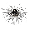 thumbnail image 2 of CWI Lighting Savannah 8 Light Flush Mount With Black Finish, 2 of 6