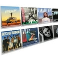 thumbnail image 1 of Estantes de pared para discos de vinilo Upsimples, paquete de 8 unidades, 30 cm, 1 of 9